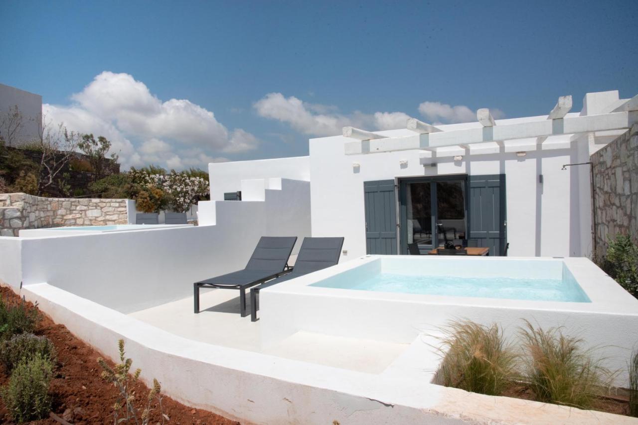 White New 1Bd House With Private Jacuzzi In Isterni Isterni (Paros) Exterior photo